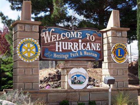 Geographically Yours Welcome Hurricane Utah