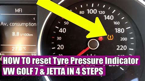How To Reset Tyre Pressure Warning Light On Vw Polo