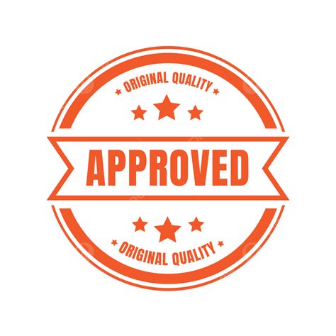 Approved Badge Seal Vector Design Approved Stamp Accepted Seal
