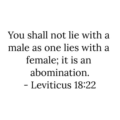 Leviticus 18v22