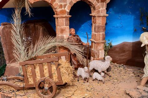 Christmas Nativity Scene Crib Stock Image Image Of Child Jesus