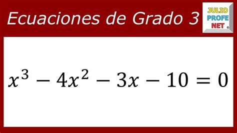 Ecuaciones De Tercer Grado 76b