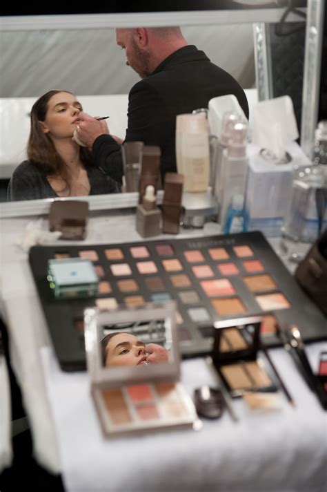 Reflections Of Laura Mercier Makeup Backstage At Pamella Roland Aw 2013