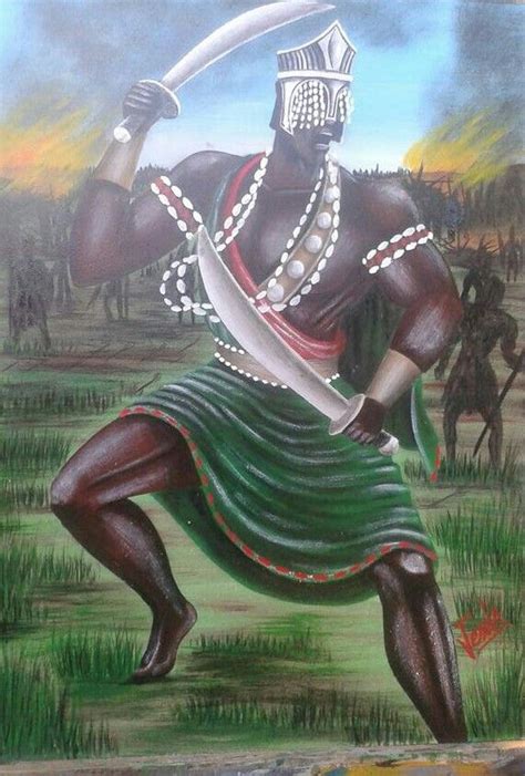 Ogun By Jesus Miguel Quintana African Mythology Black Folk Art Orisha