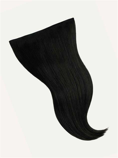Halo Hair Extensions Off Black 20 Inches 180 Grams Luxy Hair