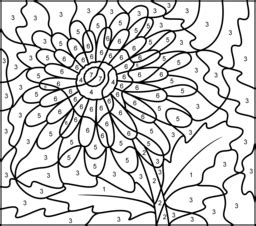 Maybe you would like to learn more about one of these? Flowers Coloring Pages | Color by number printable ...