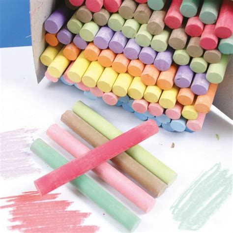 Coloured Chalk Bulk Saver Art And Craft From Early Years Resources Uk