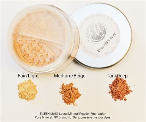 Natural Silky Skin Loose Mineral Powder Foundation Eileen Mai