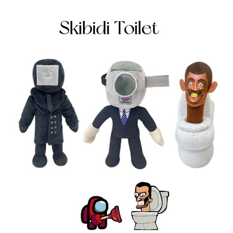 Amazon Com Skibidi Toilet Plush Tv Man Plush Skibidi Toilet Toy My