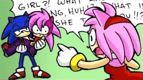 Sonic Caught Cheating On Amy Rose Sonic Comic Dub Animations Youtube
