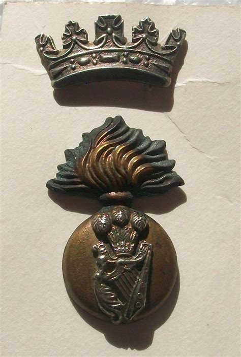 Ww1 Cap Badge Royal Irish Fusiliers 2 Piece Badge On Ebid Italy 203831336