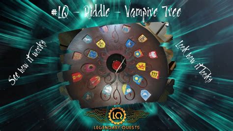 Lq Riddle Vampire Tree Battery Powered For Escape Room See