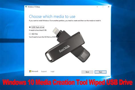 Windows 10 Media Creation Tool Wiped Usb Drive Fixed