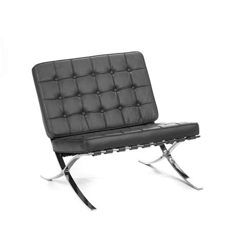 Our version of the barcelona chair in soft italian semi aniline black leather with thick saddle leather black straps and is equally as. Rent Barcelona Chair - Black Designer Lounge Seating in ...