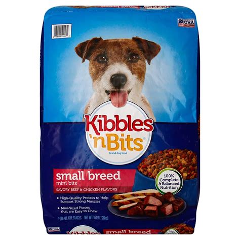 Kibbles N Bits Small Breed Mini Bits Beef And Chicken Dry Dog Food