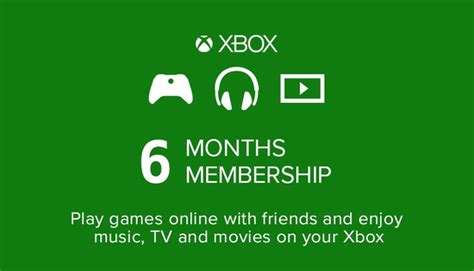 Comprar Xbox Live Gold 6 Month Membership Microsoft Store