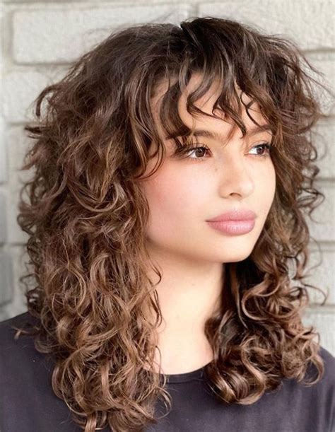 Natural Curly Hair Cuts Haircuts For Curly Hair Curly Hair With Bangs