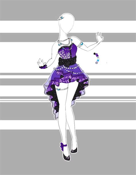 Outfit Adoptable 34closed Fashion Design Drawings Drawing
