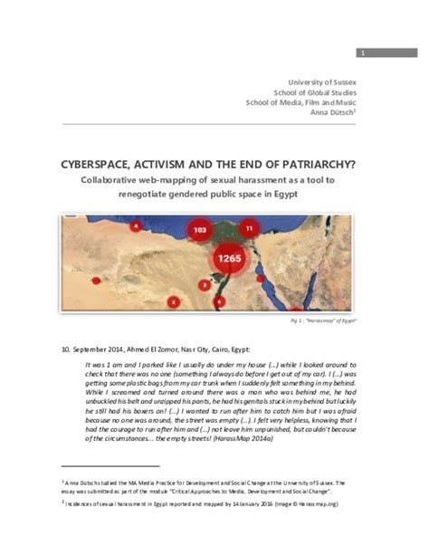 pdf cyberspace activism and the end of patriarchy collaborative web mapping of sexual