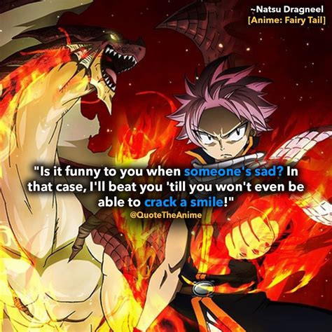 21 Powerful Natsu Dragneel Quotes Natsu Fairy Tail