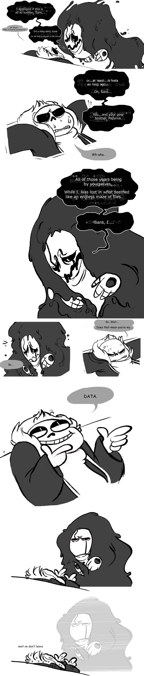 Gaster And Sans Undertale Know Your Meme