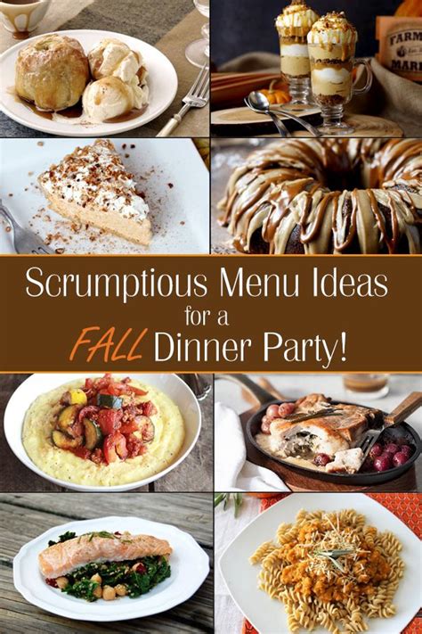 Transfer the pork chops to a platter and cover with foil to keep warm. Fall Dinner Party Menu Ideas - Ideas for throwing a fall ...