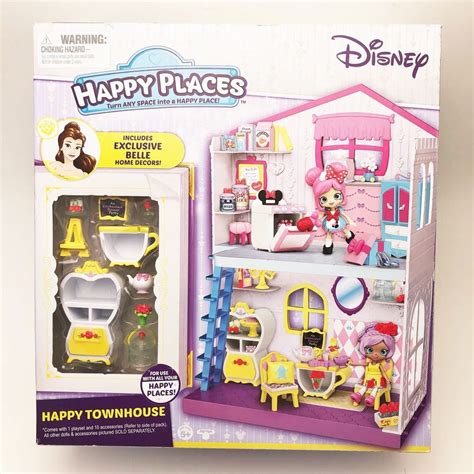Disney Shopkins Happy Places Townhouse Belle Home Decors Playset For