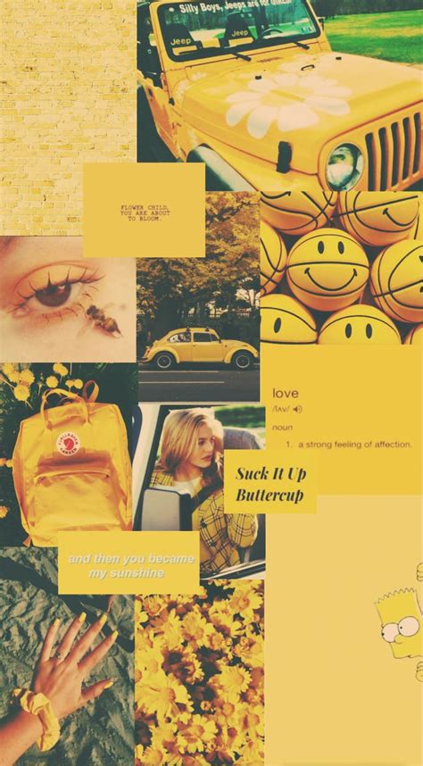 Yellow Aesthetic Wallpaper 💛 In 2020 Cute Patterns