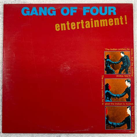 Gang Of Four Entertainment Lp Uk Emi Emc St Press