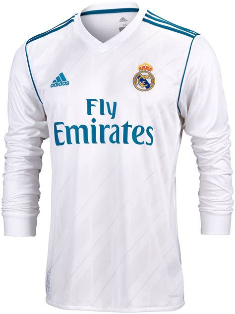 Adidas Real Madrid Ls Home Jersey 2017 18 Soccer Master