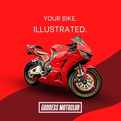 Artistically Illustrate Your Motorcycle By Goddessmotoclub Fiverr