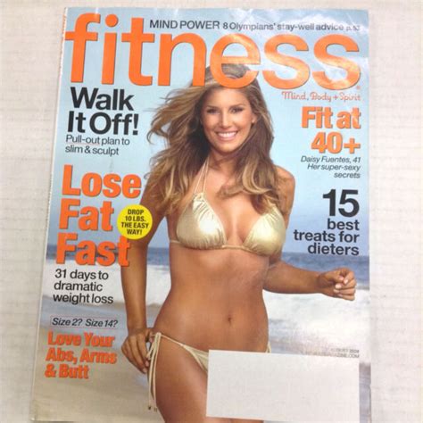 Fitness Magazine Daisy Fuentes Fit At And Over August