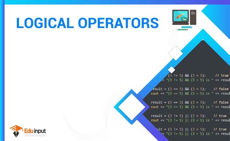 Logical Operators In C Different Logical Operators