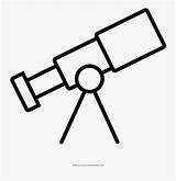Telescopio Un Dibujar Como Telescope Coloring Clipartkey sketch template