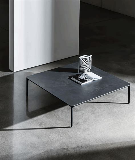 Modern Black Coffee Table Steel Coffee Table Coffee Table Square