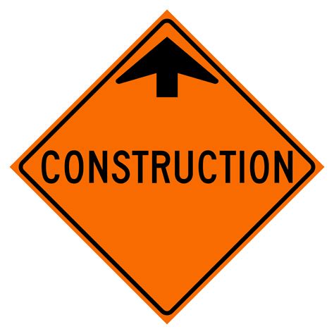 Tc 1 Construction Ahead Sign Traffic Depot Signs And Safety