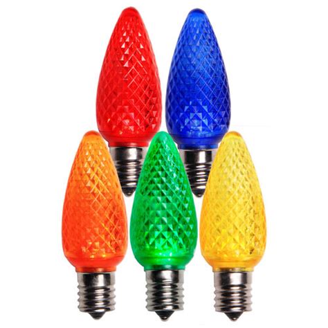 C9 120v Multicolor Led Replacement Bulbs Wintergreen Corporation