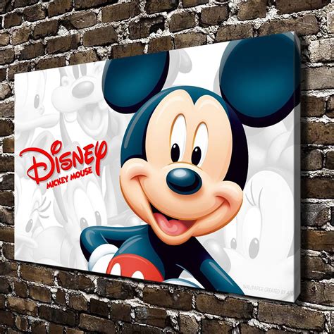Disney Mickey Mouse Paintings Hd Print On Canvas Home Decor Wall Art