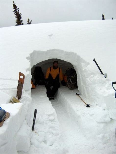How To Build A Snow Cave For Winter Survival Survival Shelter Survival