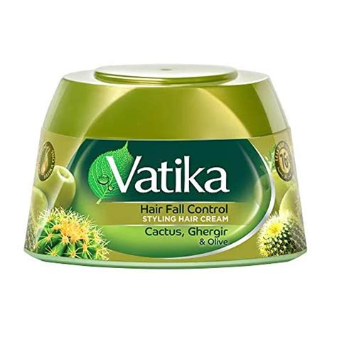 Vatika Hair Fall Control Styling Hair Cream With Cactus Ghergir And O