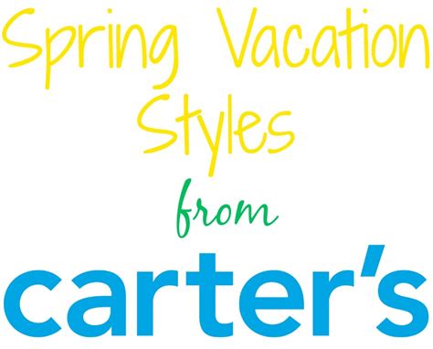 Spring Vacation Styles With Carters 50 Carters T Card Giveaway