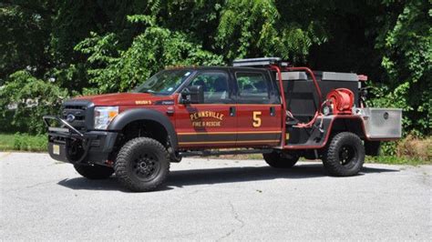 Pennsville Nj Volunteer Fire Co New Brush Wildfire Truck Brushtruck