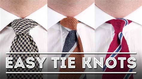 3 Easiest Tie Knots For Beginners Use These Simple Necktie Knots