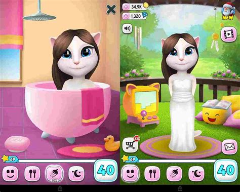 Kids can get angela to repeat her words, stroke, and poke her as you do to your pets to see to download it just click on the download button above to start the download. Tải game My Talking Angela - Nuôi mèo My Angela hay nhất