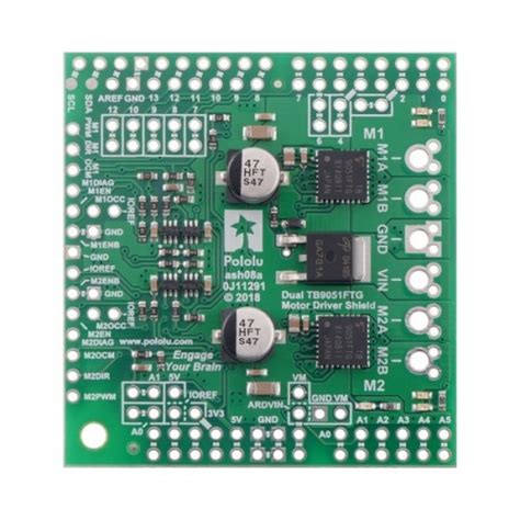 Dual Tb9051ftg Motor Driver Shield For Arduino At Mg Super Labs India