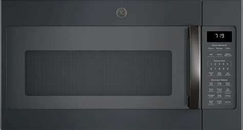 GE 1 9 Cu Ft Over The Range Microwave Black Slate JVM7195FLDS Best Buy