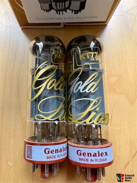 Genalex Gold Lion KT77 Matched Pair Tubes 50hrs For Sale Canuck