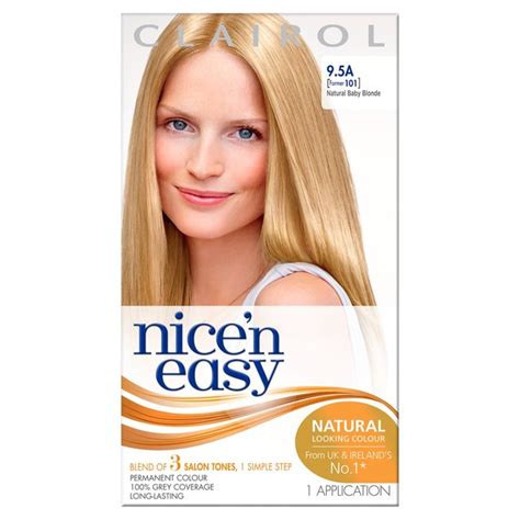 Nice N Easy Hair Dye Natural Baby Blonde 95a From Ocado