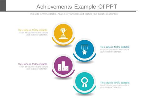 Achievements Example Of Ppt Powerpoint Slide Clipart