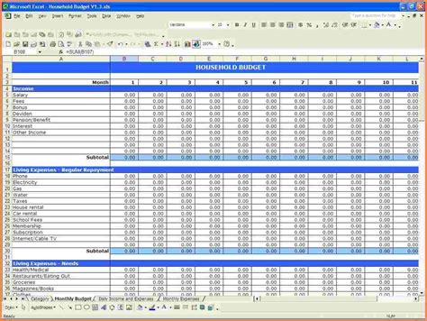 These excel templates include p and l statements, breakeven analyses, income and balance statements. 10+ personal income and expenses spreadsheet | Excel Spreadsheets Group